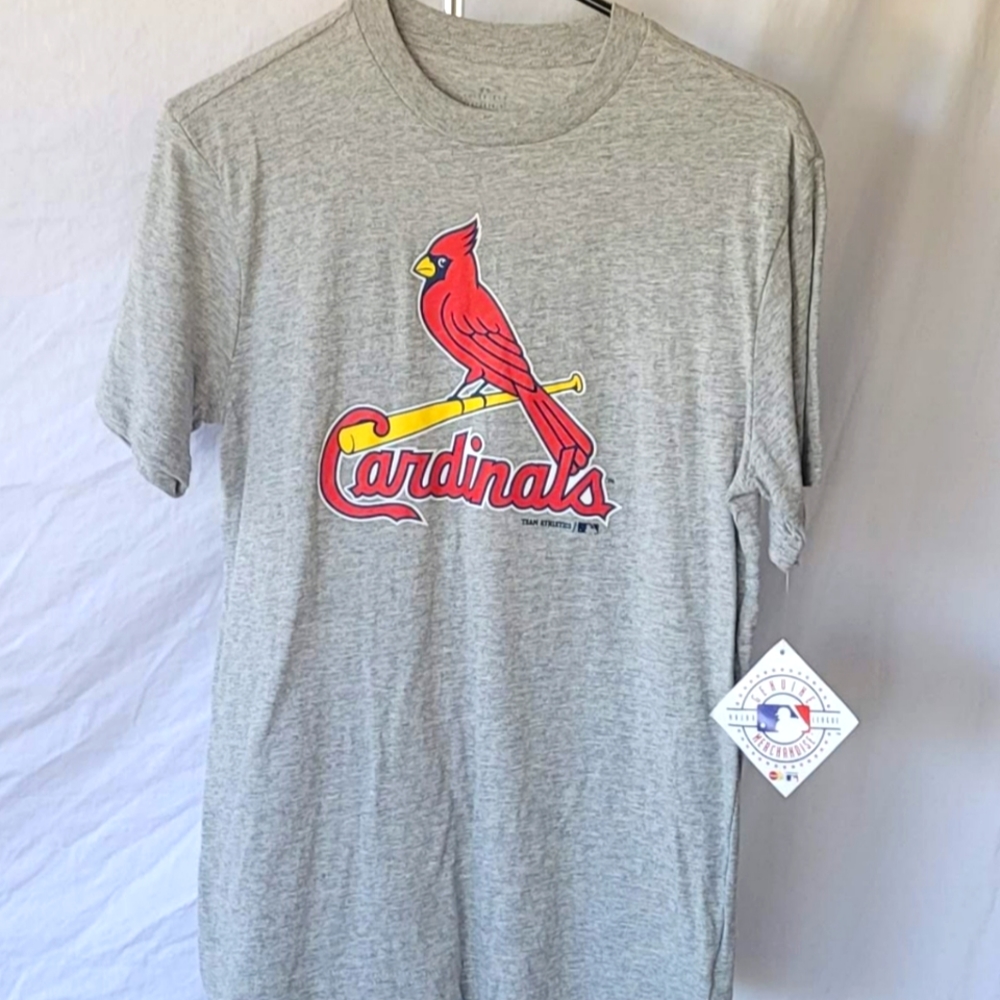 Major league genuine merchandise, Cardinals, gray tee shirt, L 10/2